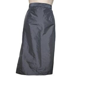 Vintage Watters & Watters  Black Straight Pencil Skirt u Size 8